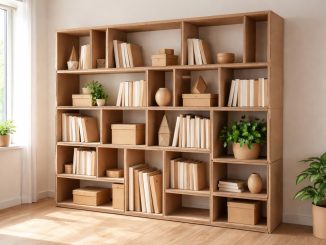 découvrez notre bibliothèque en carton, une solution écologique, légère et design pour ranger vos livres avec style et originalité.
