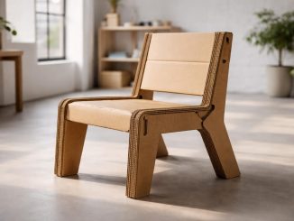 découvrez notre chaise en carton design alliant robustesse et style, supportant jusqu'à 150 kg pour un mobilier écologique et élégant.