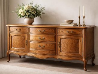 découvrez l'élégance intemporelle du meuble regain en orme massif, alliant qualité, robustesse et design raffiné pour sublimer votre intérieur.