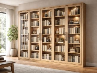 découvrez nos astuces pour relooker votre bibliothèque avec style, en optant pour une bibliothèque vitrée élégante et tendance.