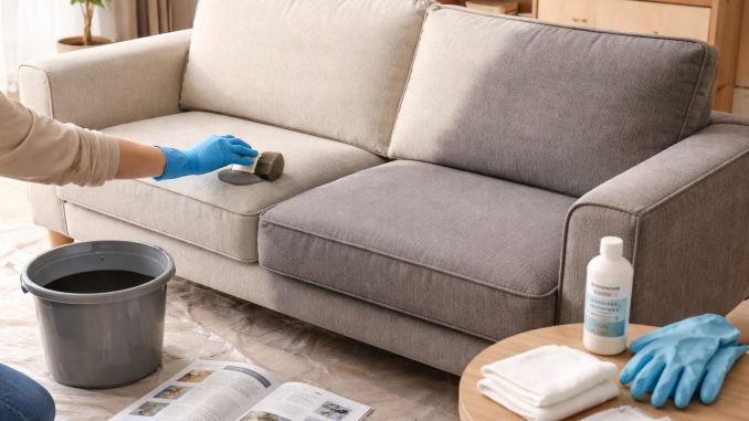 découvrez notre guide pratique facile pour teindre un canapé en tissu non déhoussable et redonnez-lui une nouvelle vie en quelques étapes simples.