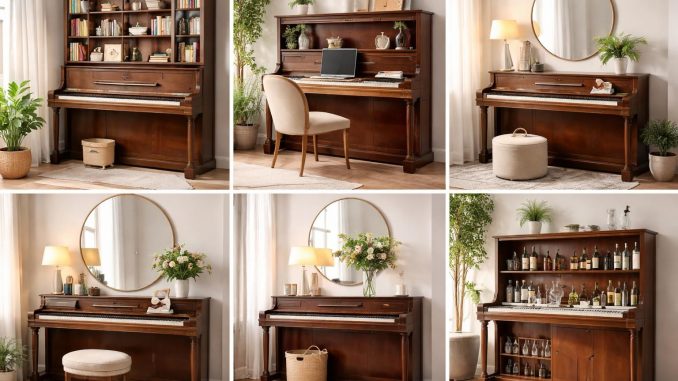 découvrez 5 idées créatives pour transformer un piano droit en meuble unique et original, alliant décoration et fonctionnalité.