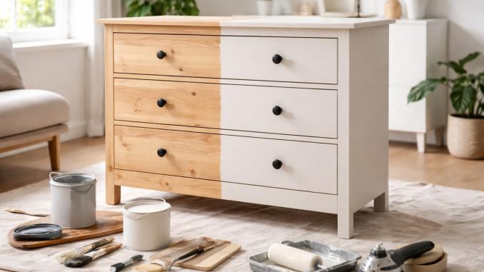 découvrez comment relooker un meuble en pin pour lui offrir un style contemporain moderne et élégant, avec des astuces faciles à suivre.