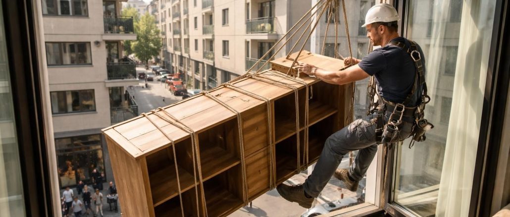découvrez comment monter un meuble par la fenêtre en toute sécurité en utilisant des cordes, avec des astuces pratiques et des étapes détaillées pour faciliter l'installation.