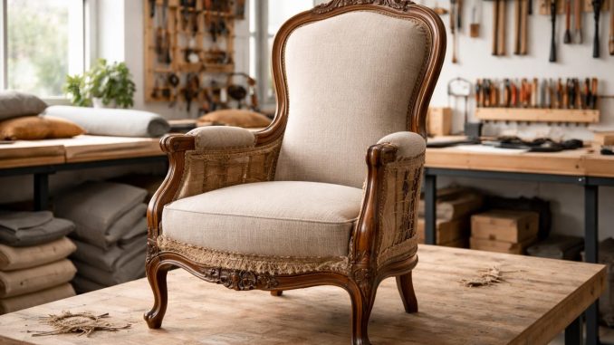 découvrez comment rénover un fauteuil voltaire moderne avec des techniques simples et élégantes pour lui donner une seconde vie unique.
