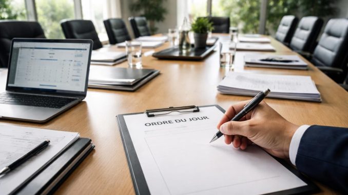 découvrez comment inscrire efficacement un point à l'ordre du jour d'une réunion pour assurer une organisation optimale et une discussion claire.